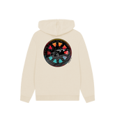 Oat Printed Hoody Back
