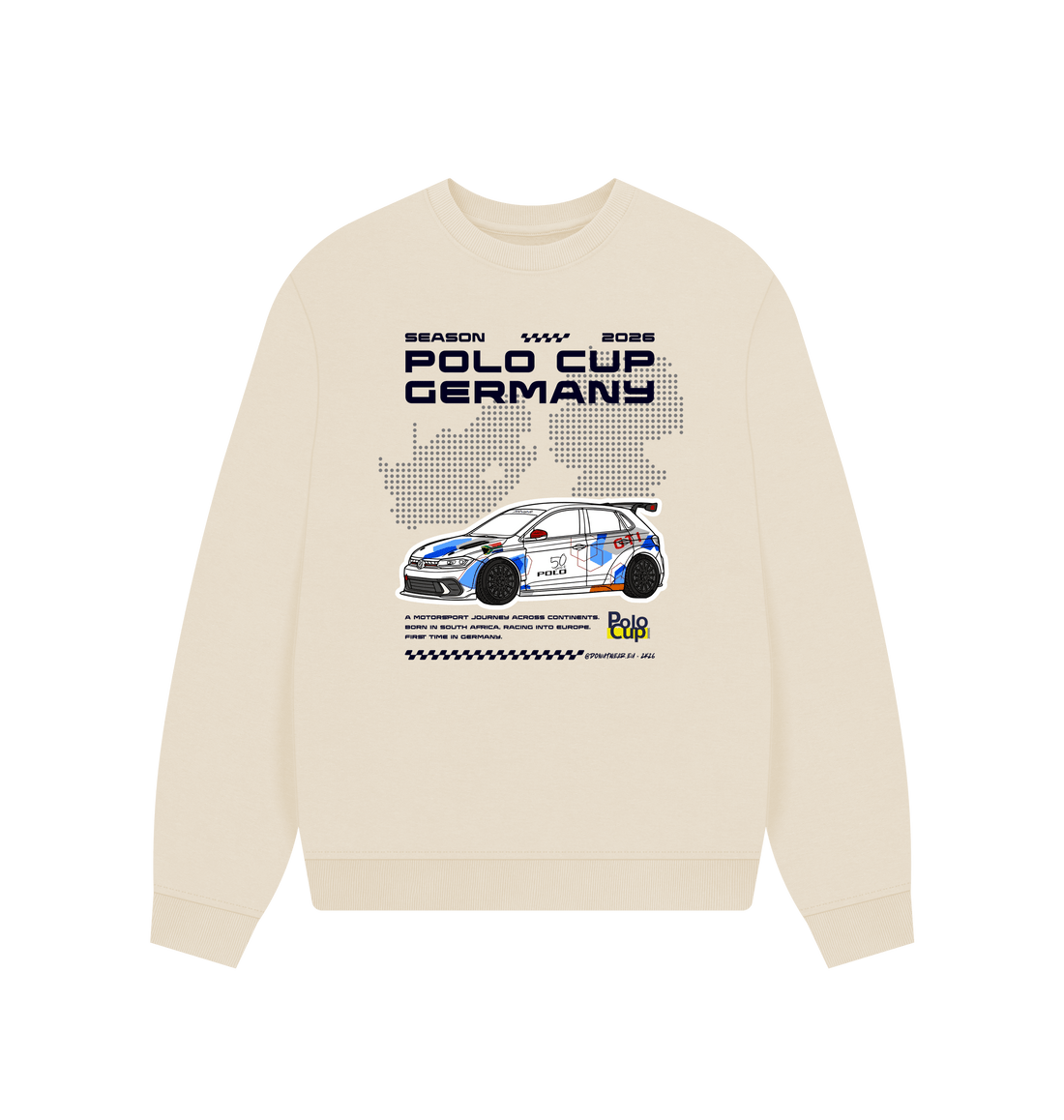 Oat Printed Sweater Front