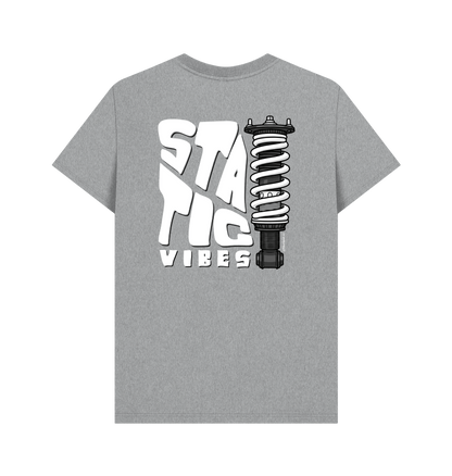 Athletic Grey Printed T-shirt Back
