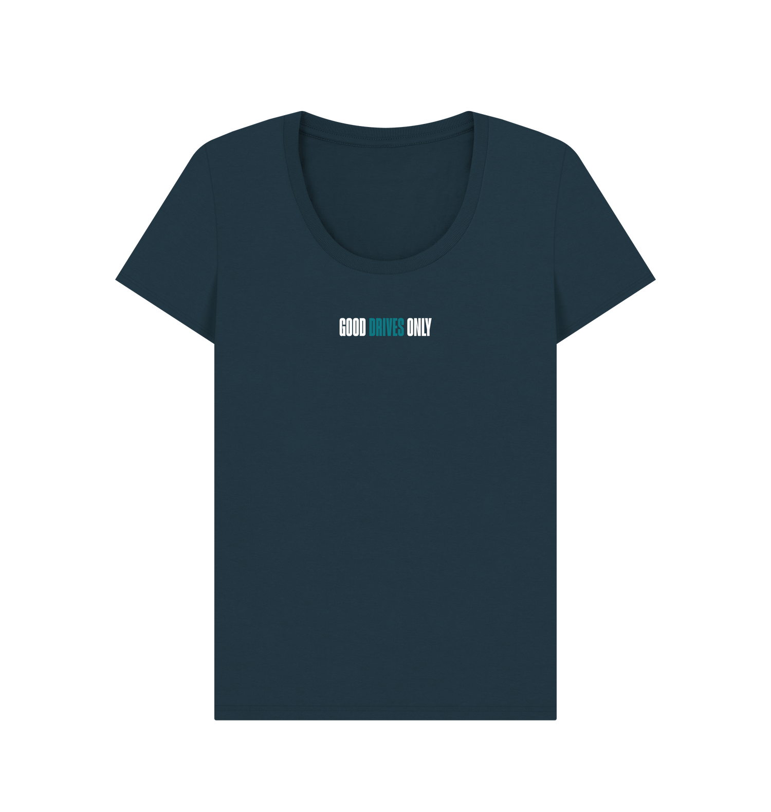 Denim Blue Printed T-shirt Front