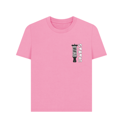 Rose Pink Printed T-shirt Front