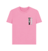 Rose Pink Printed T-shirt Front