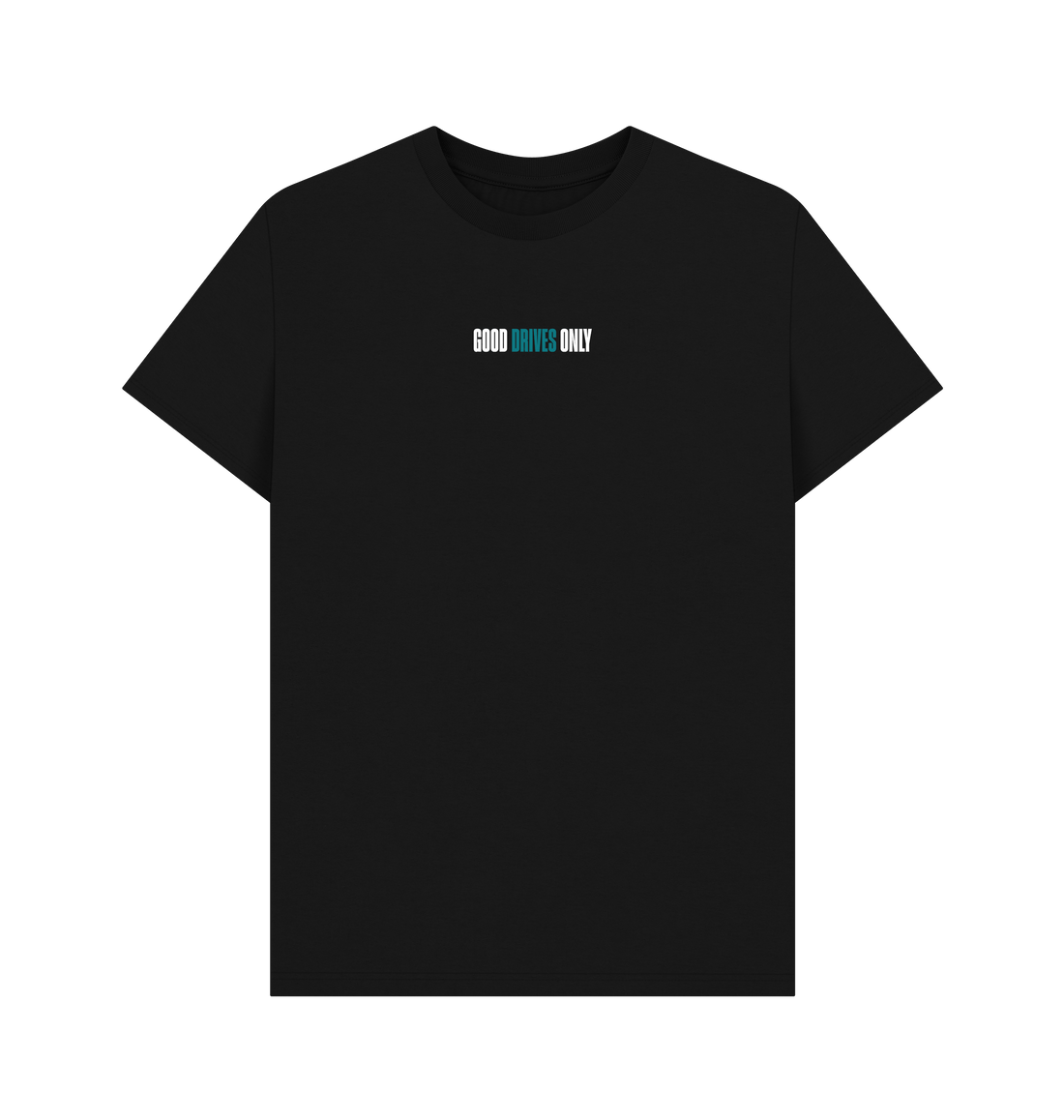 Black Printed T-shirt Front