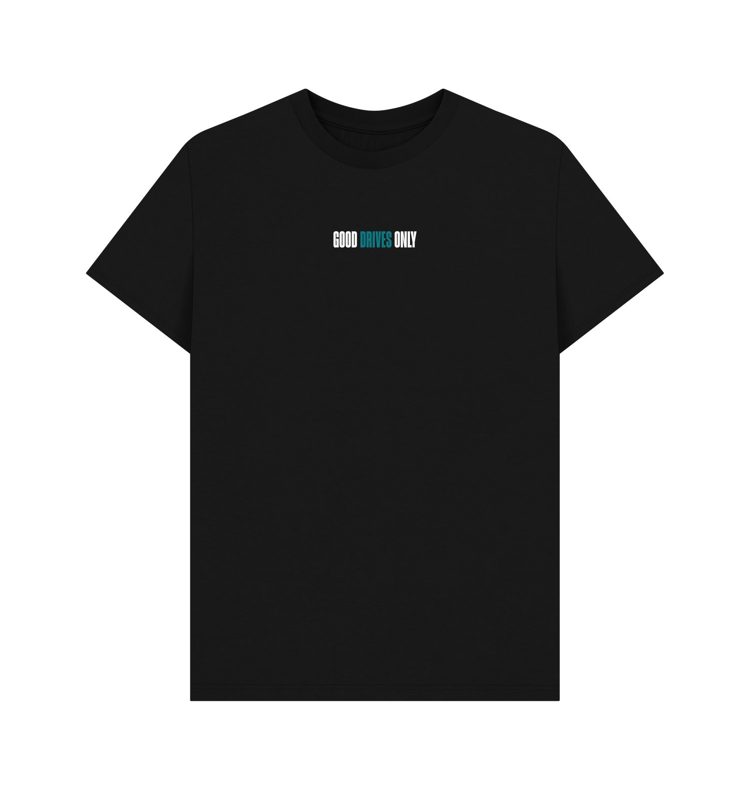 Black Printed T-shirt Front