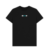 Black Printed T-shirt Front