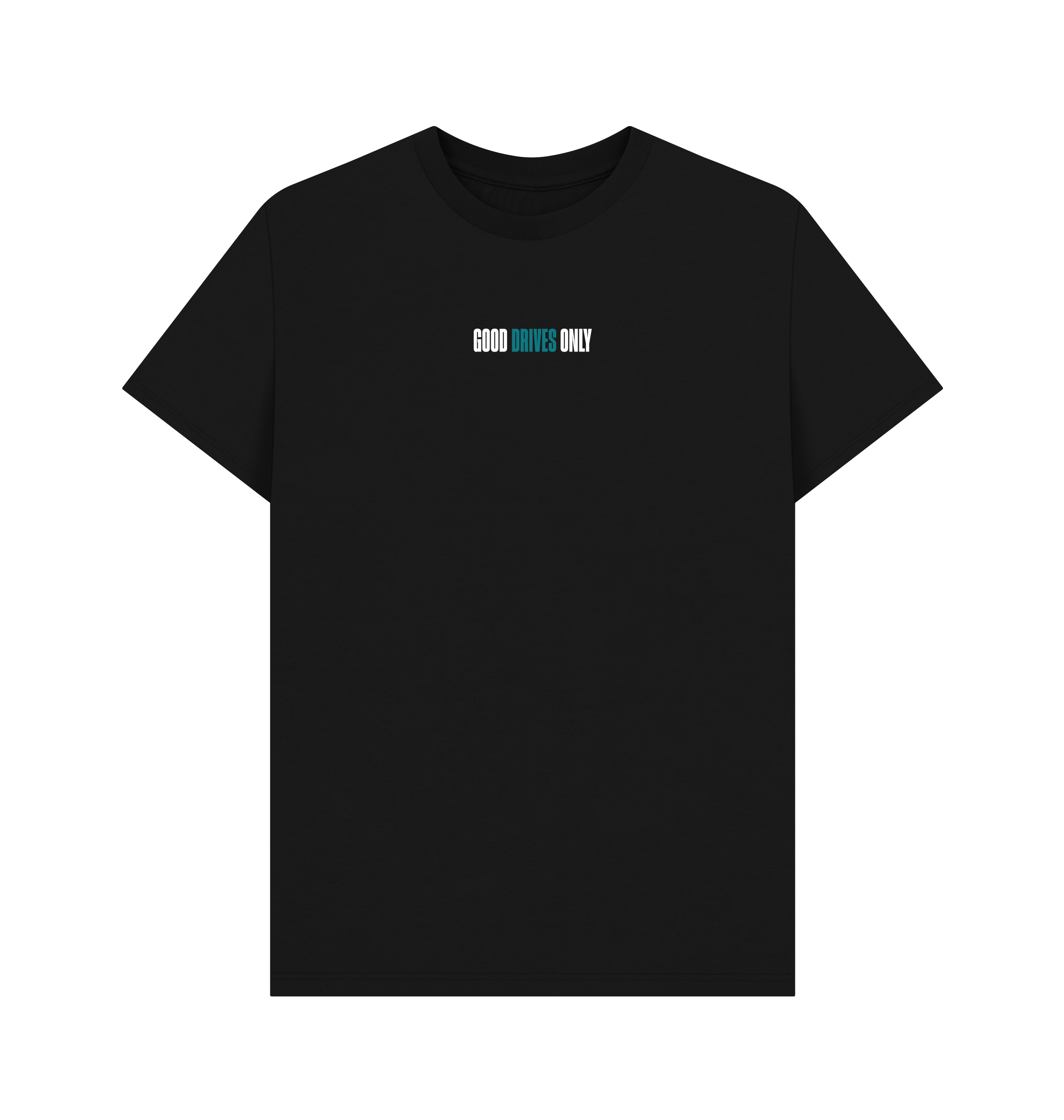 Black Printed T-shirt Front