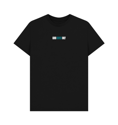 Black Printed T-shirt Front