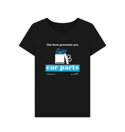 Black Printed T-shirt Front