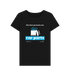 Black Printed T-shirt Front