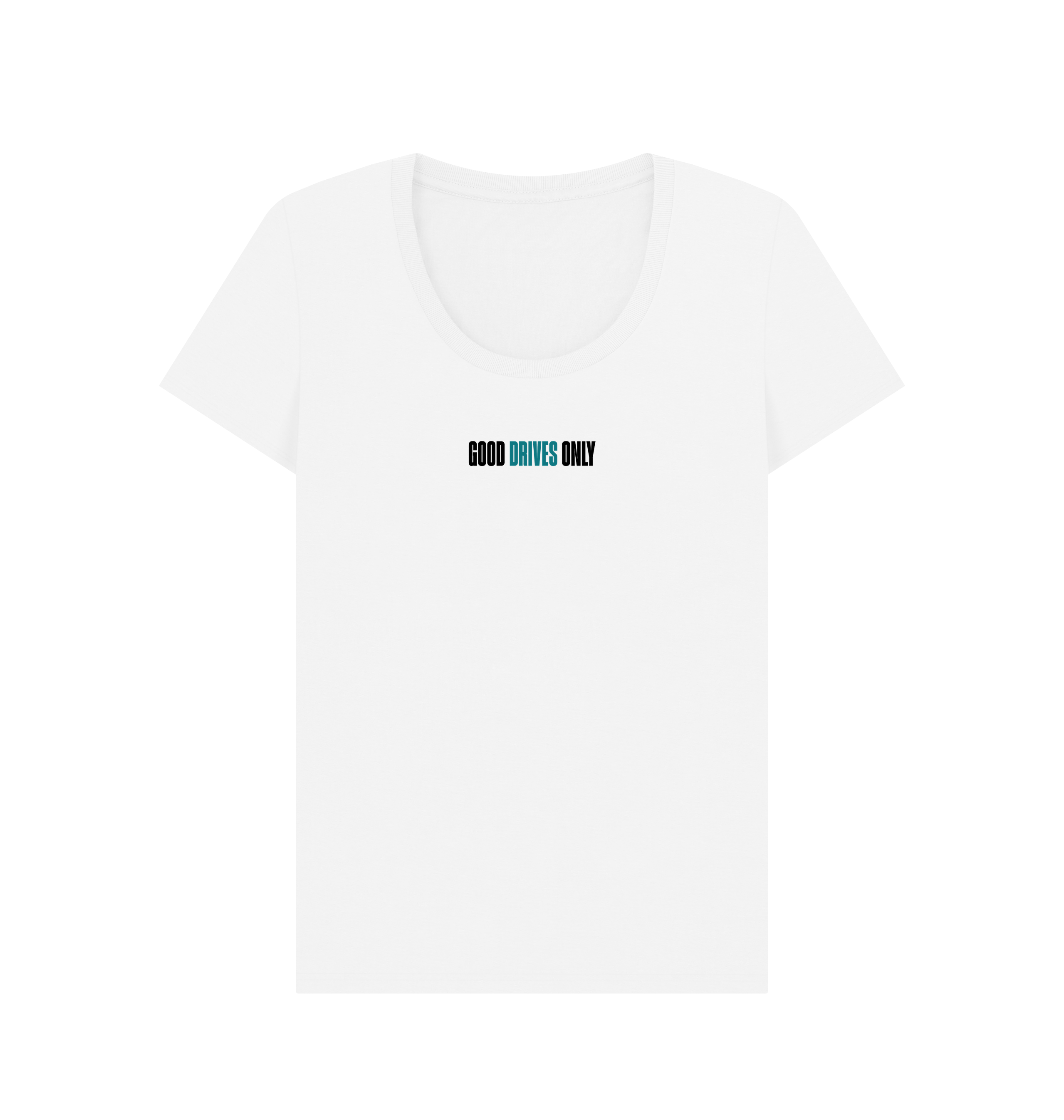 White Printed T-shirt Front