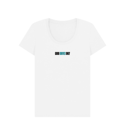 White Printed T-shirt Front