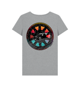 Athletic Grey Printed T-shirt Back
