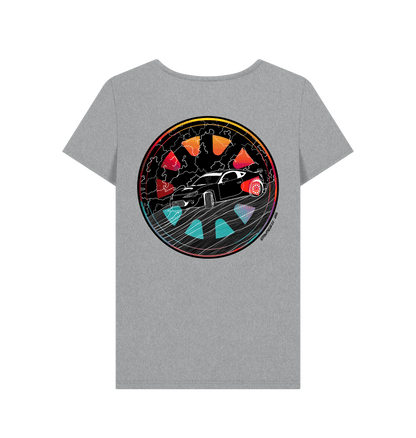 Athletic Grey Printed T-shirt Back