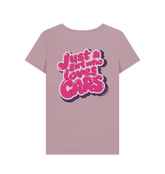 Mauve Printed T-shirt Back