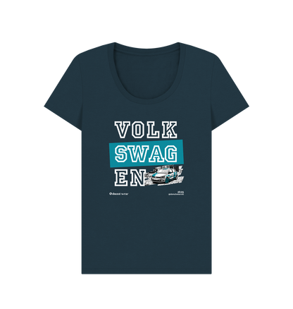 Denim Blue Printed T-shirt