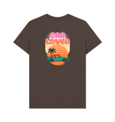 Chocolate Printed T-shirt Back