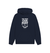 Navy Printed Hoody Front
