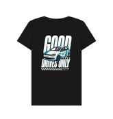 Black Printed T-shirt Back