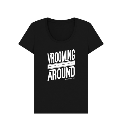 Black Printed T-shirt Front