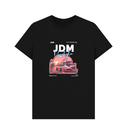 Black Printed T-shirt Front
