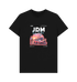 Black Printed T-shirt Front