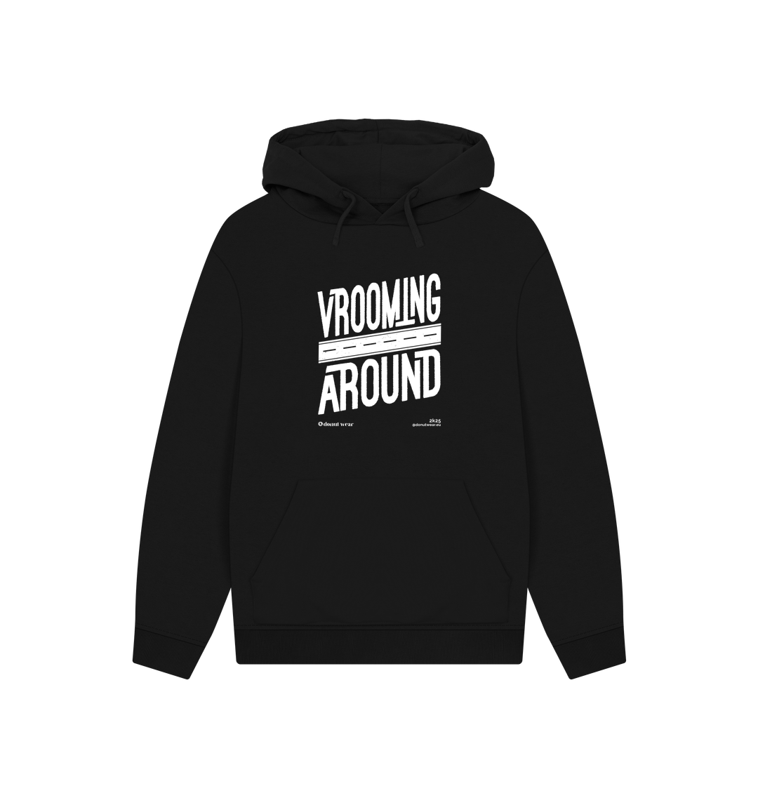Black Printed Hoody