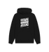 Black Printed Hoody