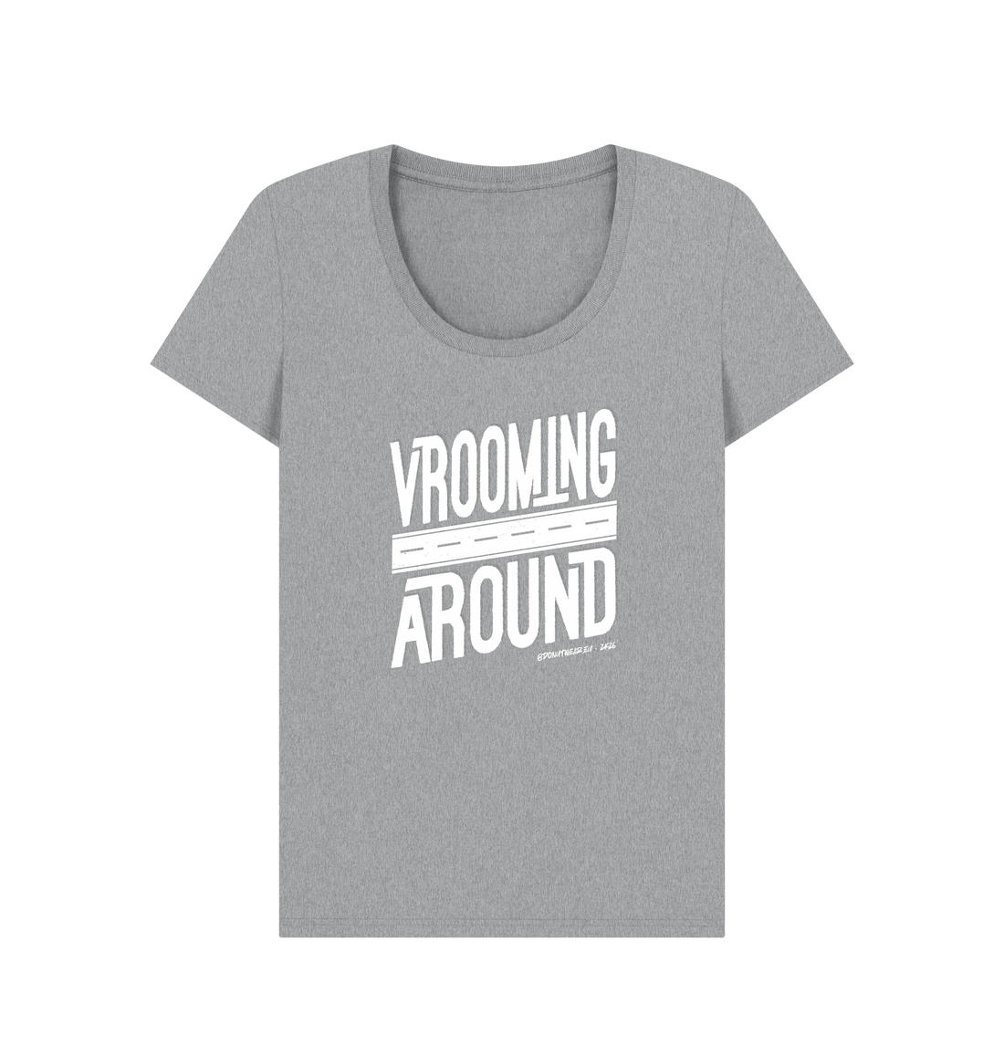 Athletic Grey Printed T-shirt Front