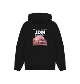 Black Printed Hoody Front