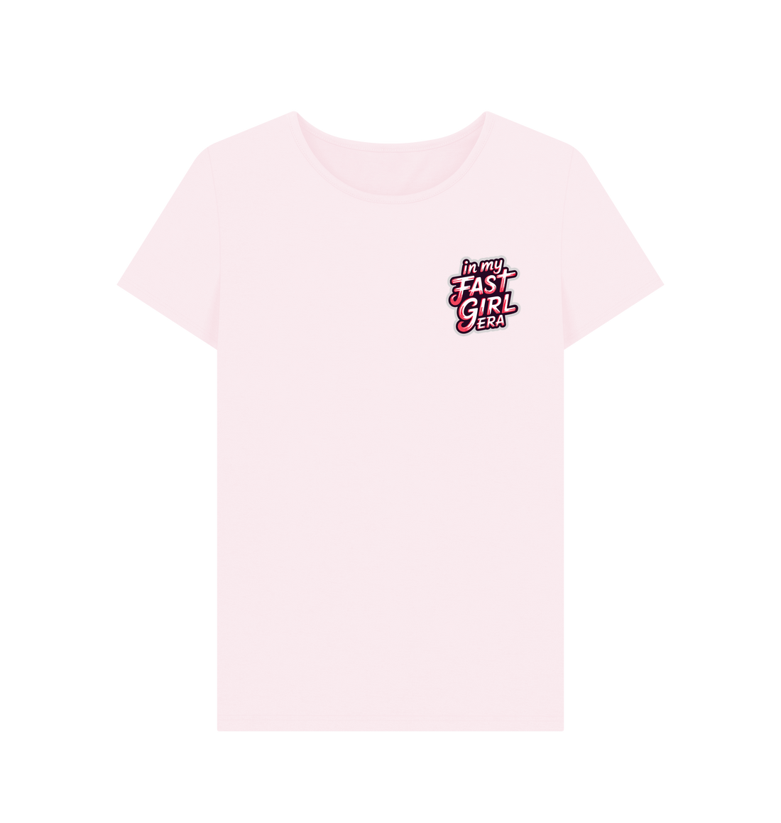 Pink Printed T-shirt Front