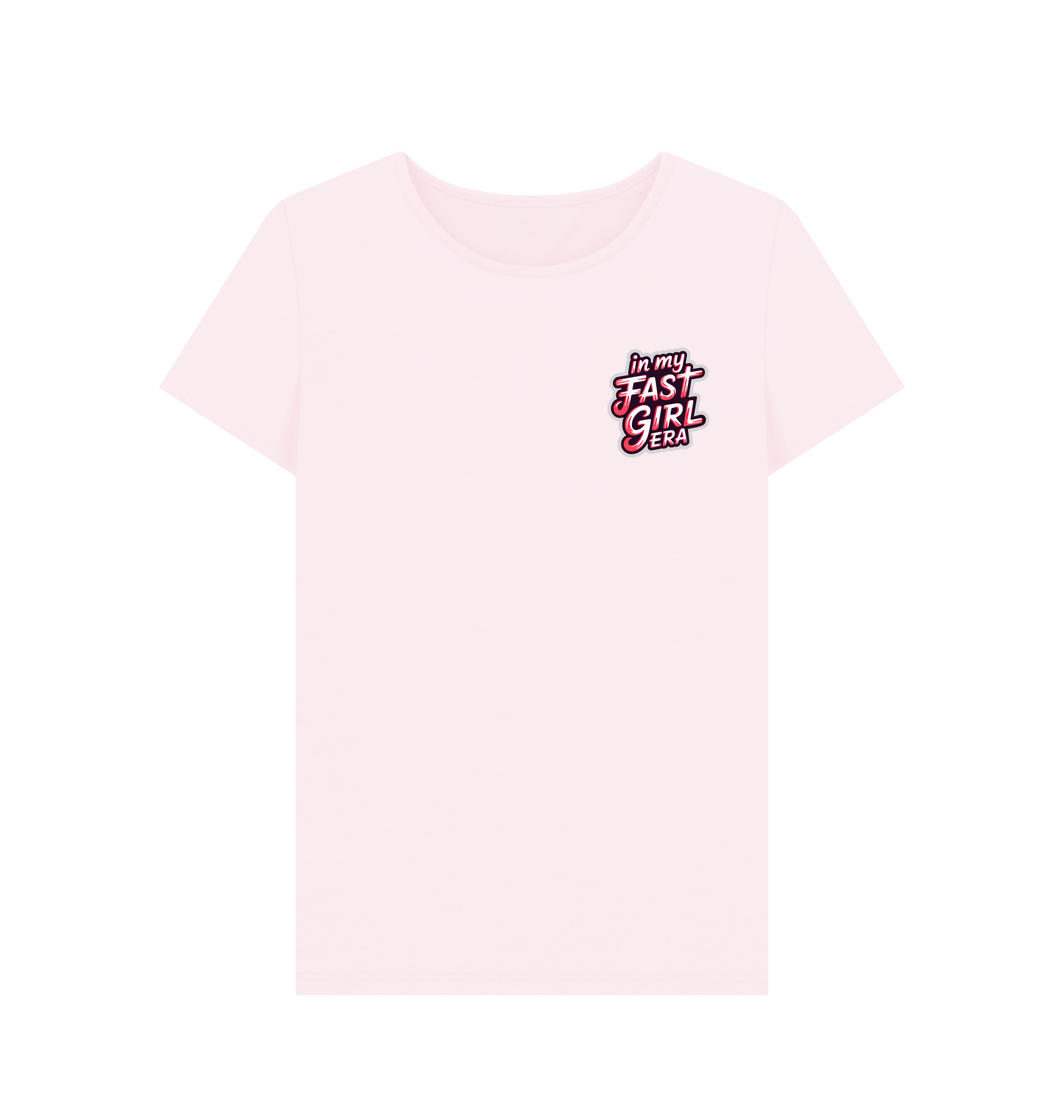 Pink Printed T-shirt Front